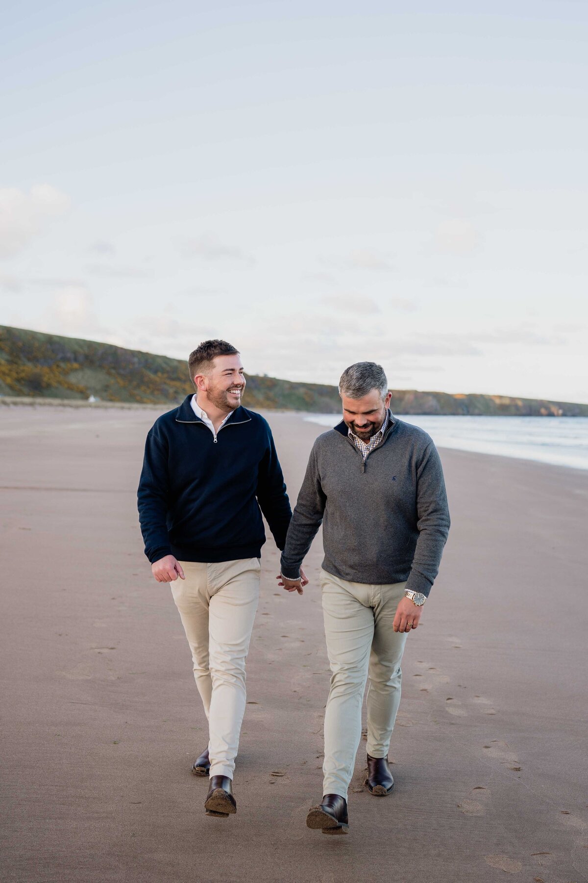St Cyrus Beach engagement photos by Aberdeen wedding photographer Scott Arlow-2
