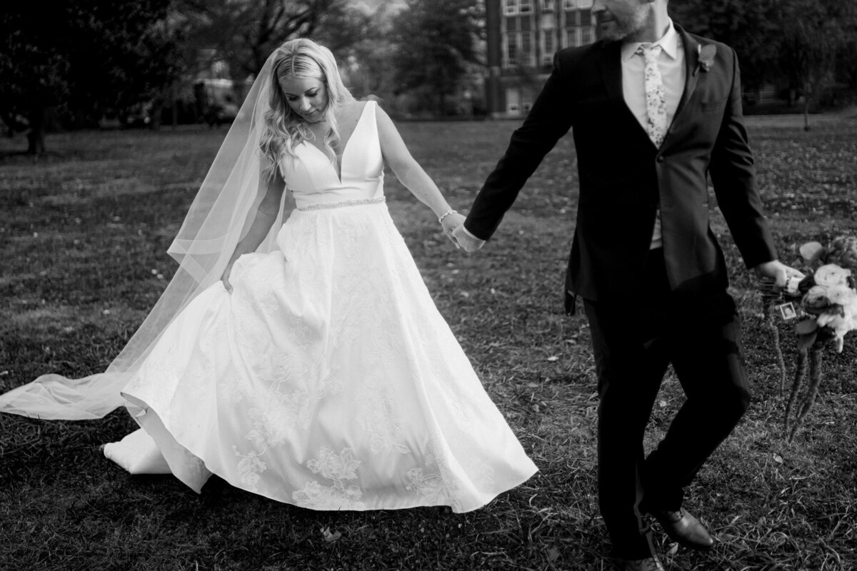 Vintage inspo wedding- on the way to reception-Reagan Blythe