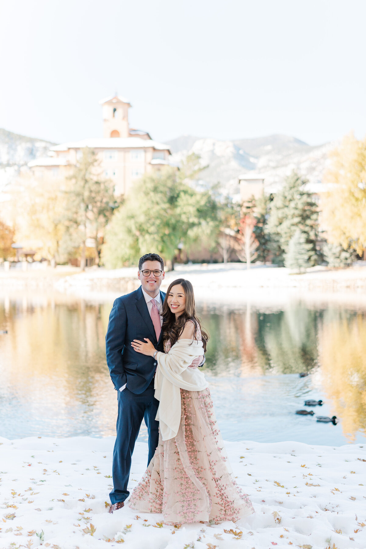 The Broadmoor Hotel Winter Wedding Colorado Springs Romantic Engagement Elena Spraguer Photography 0016
