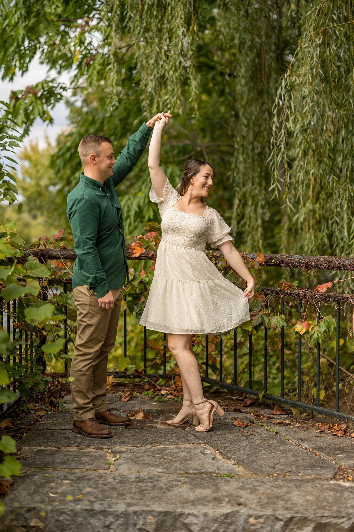 Bright colorful fun engagement photography allie photo