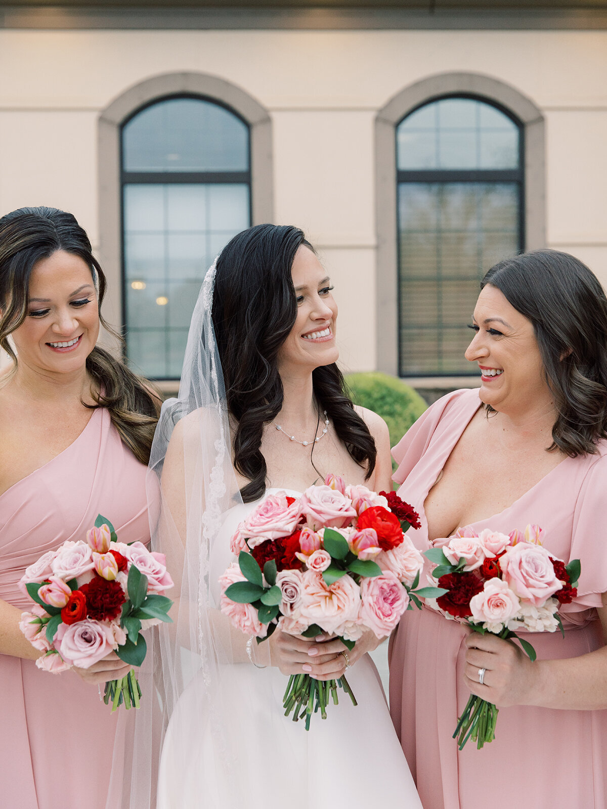 Bridal party makeup by Mong Bui