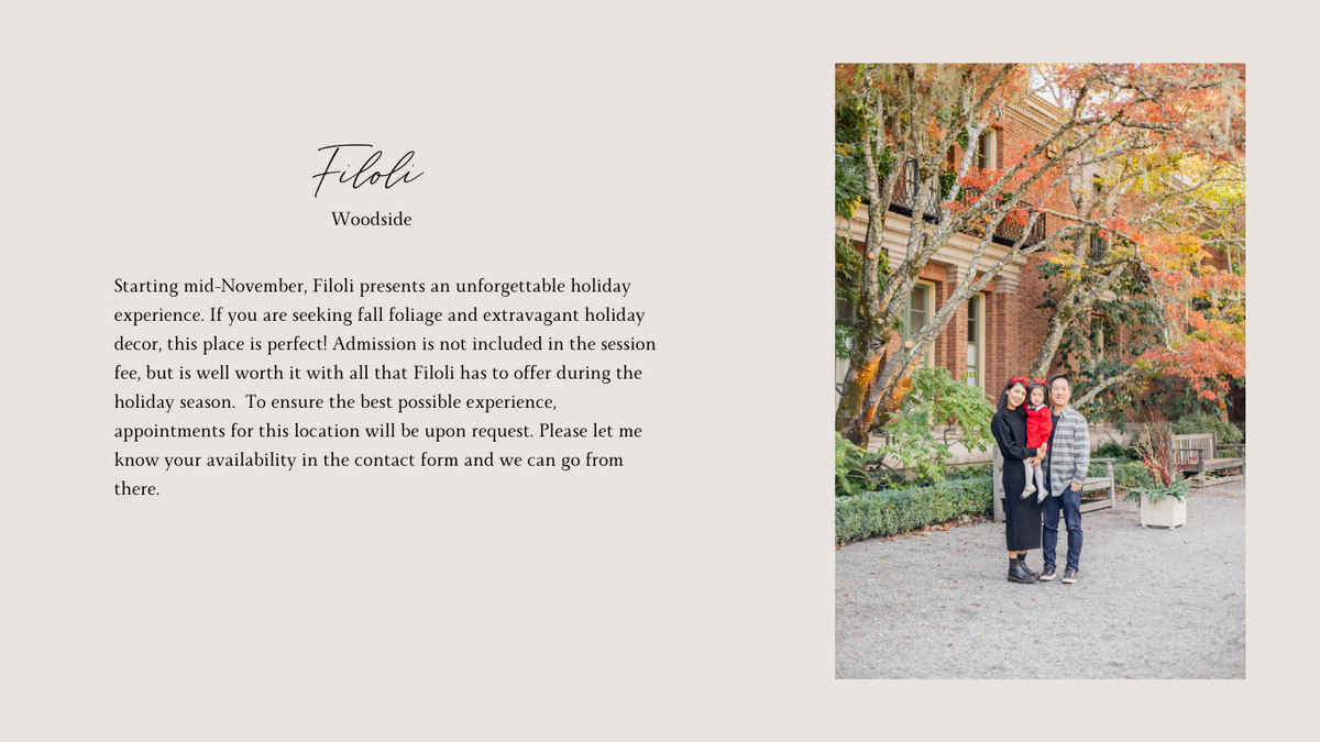 Filoli Historic House and Garden Family Session, Holidays at Filoli
