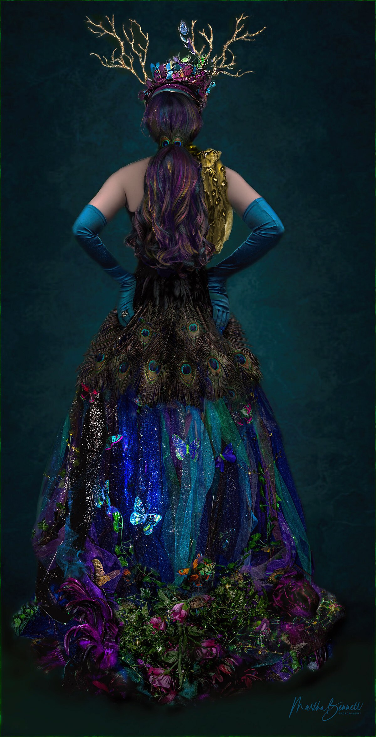 LAURYN TEVEBAUGH PEACOCK REAR VIEW