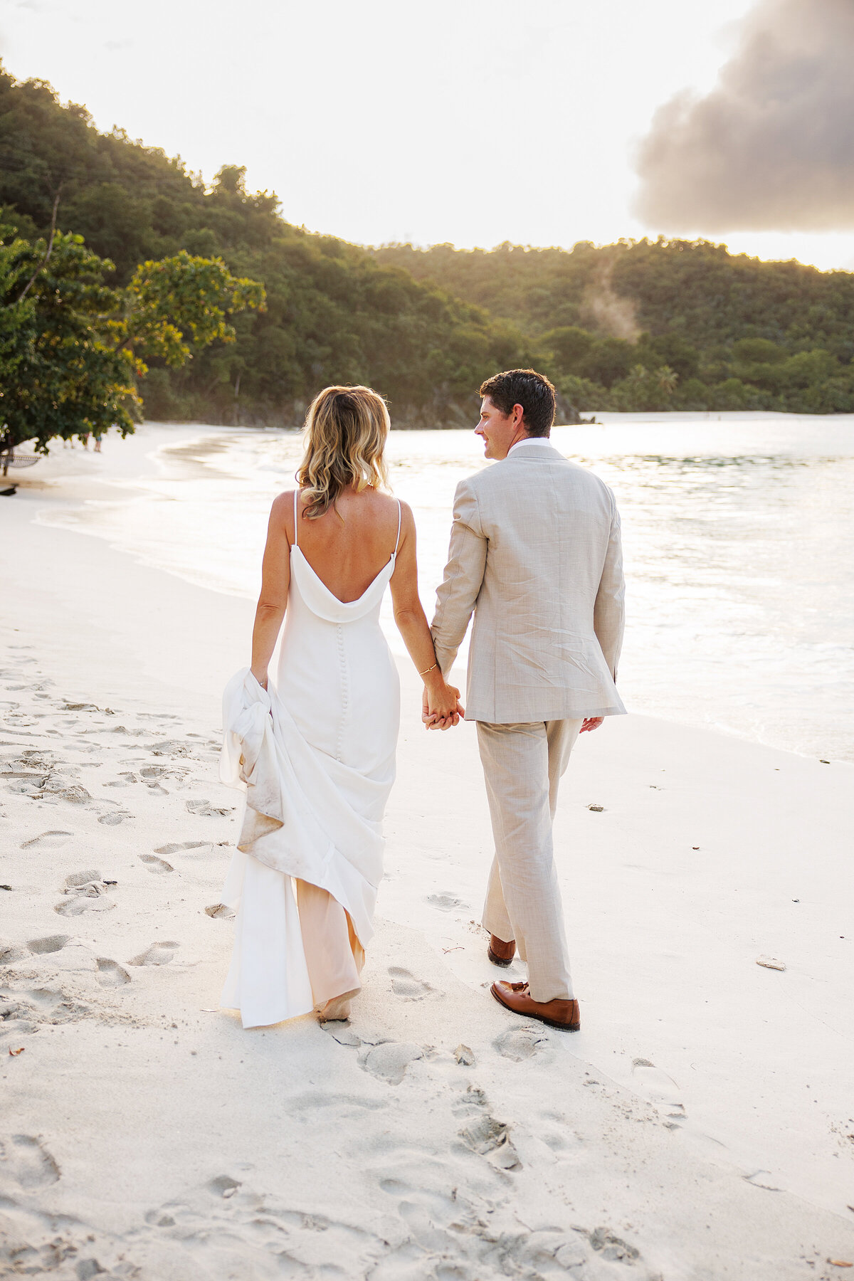 wedding at oppenheimer beach st john