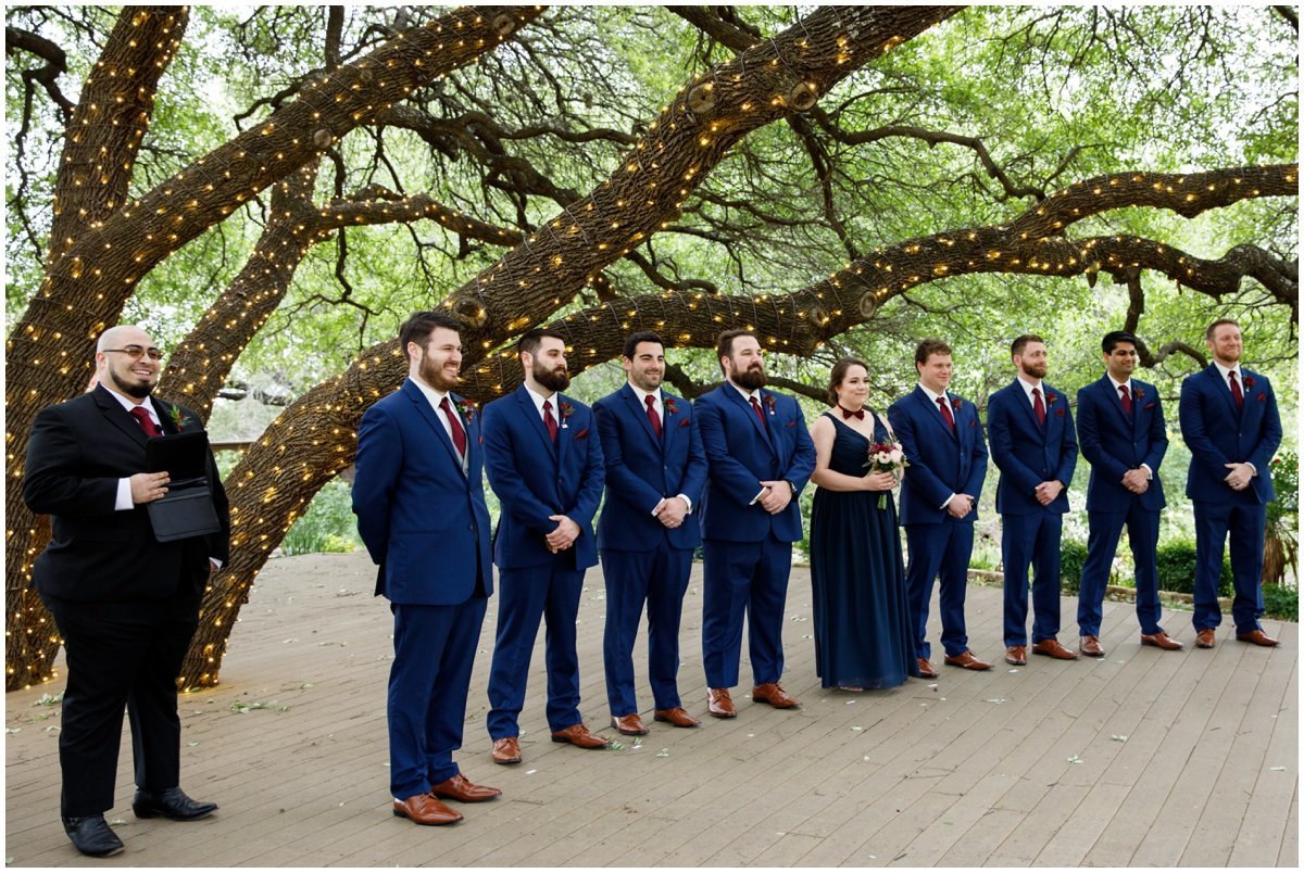 austin wedding photographer antebellum oaks wedding photographer groom ceremomy