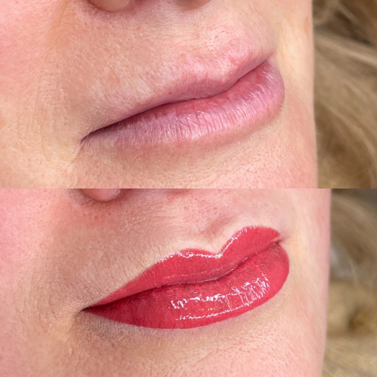 Permanent Makeup Lip Blush by Vamp Cosmetic