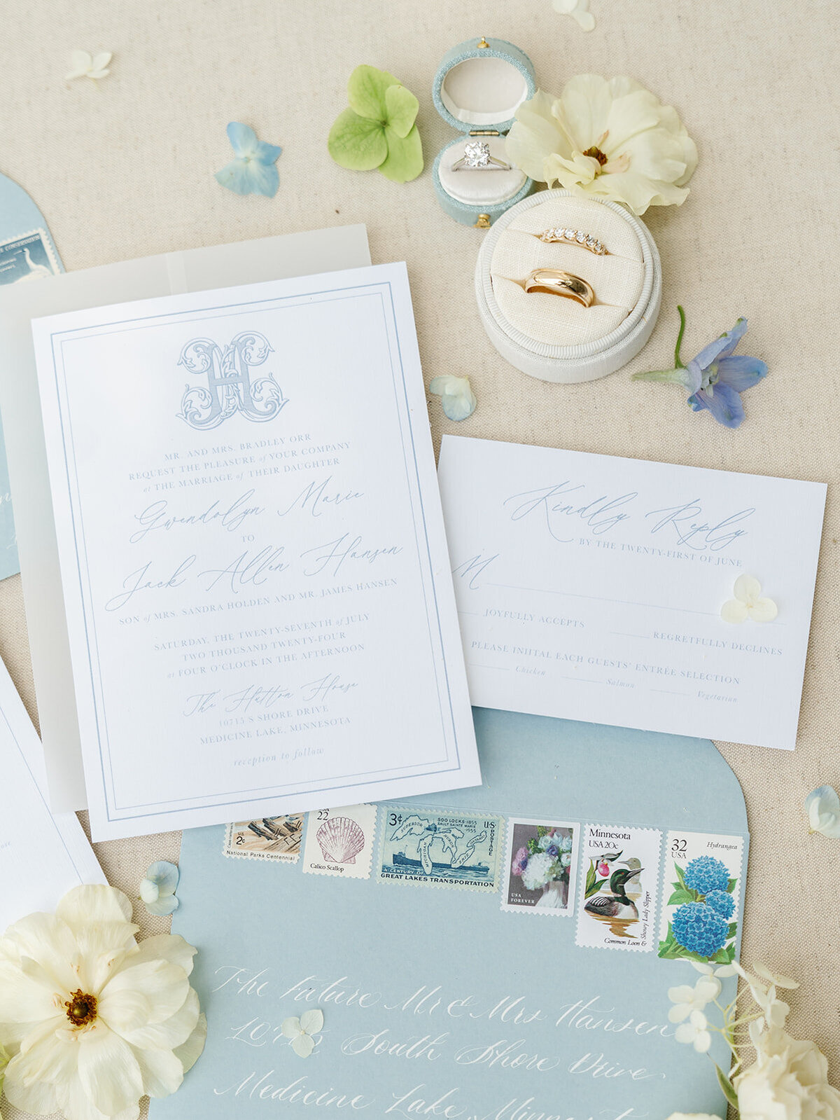 flowers with paper