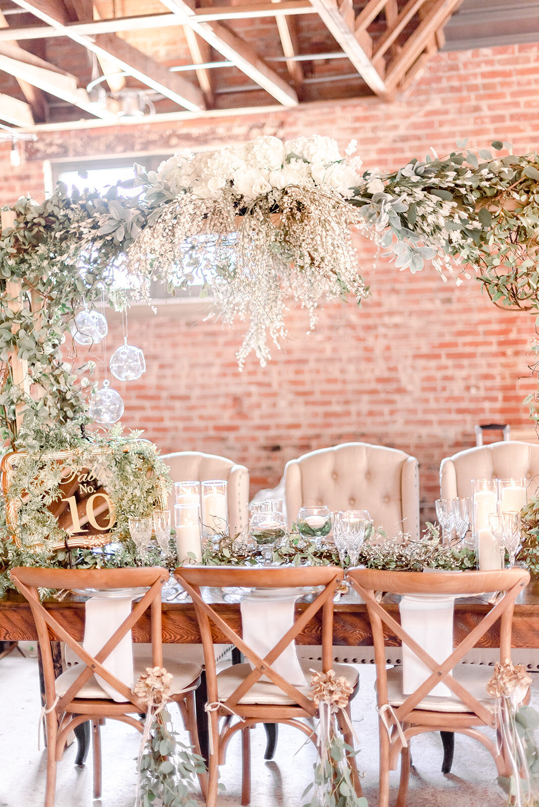 wedding table decor for reception in colorado