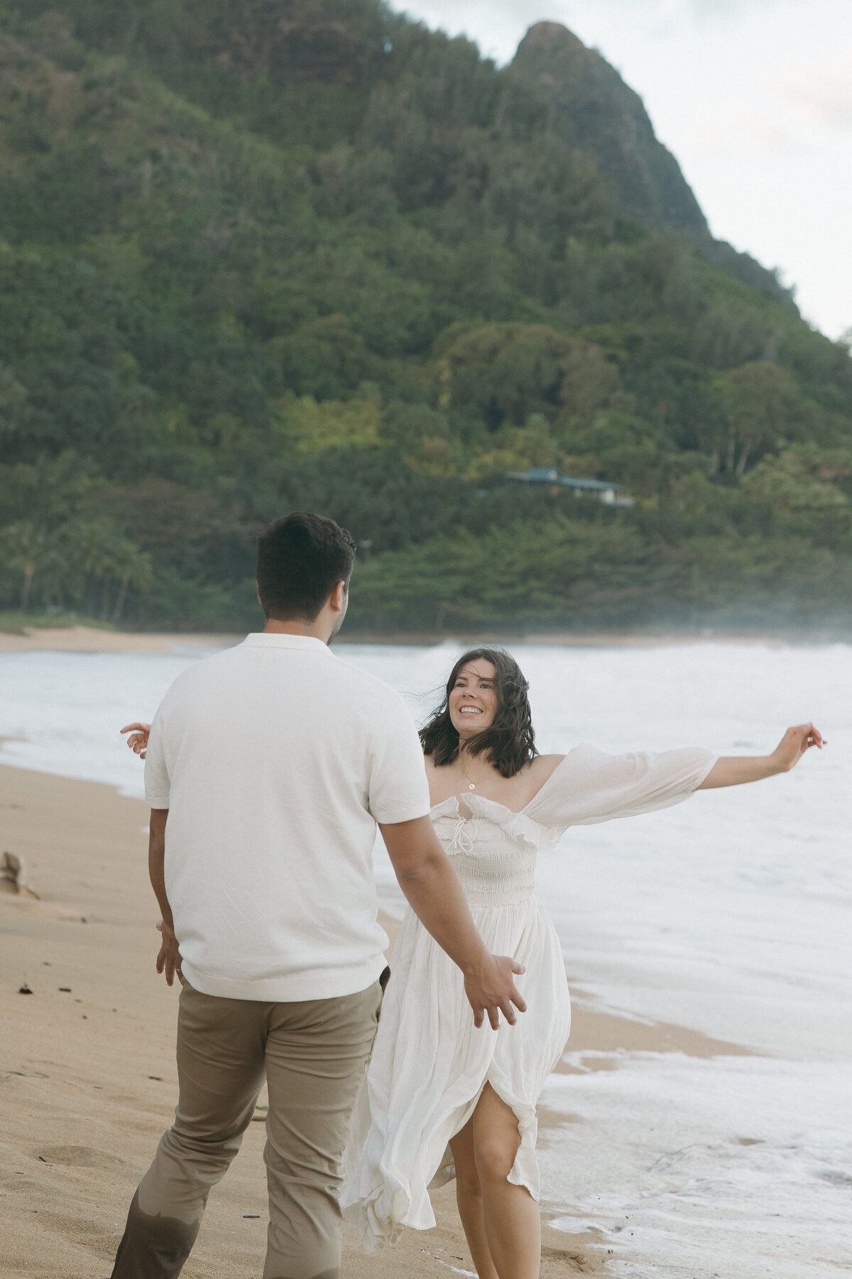 Hawaii elopement / kauai hawaii elopement / hawaii destination wedding / Sophia photo co / north shore hawaii elopement / white dress for beach photos / vow renewal in hawaii / vow renewal kauai / kauai wedding photographer / big island wedding photographer / maui wedding photographer / elopement wedding photographer / Duluth Minnesota wedding photographer