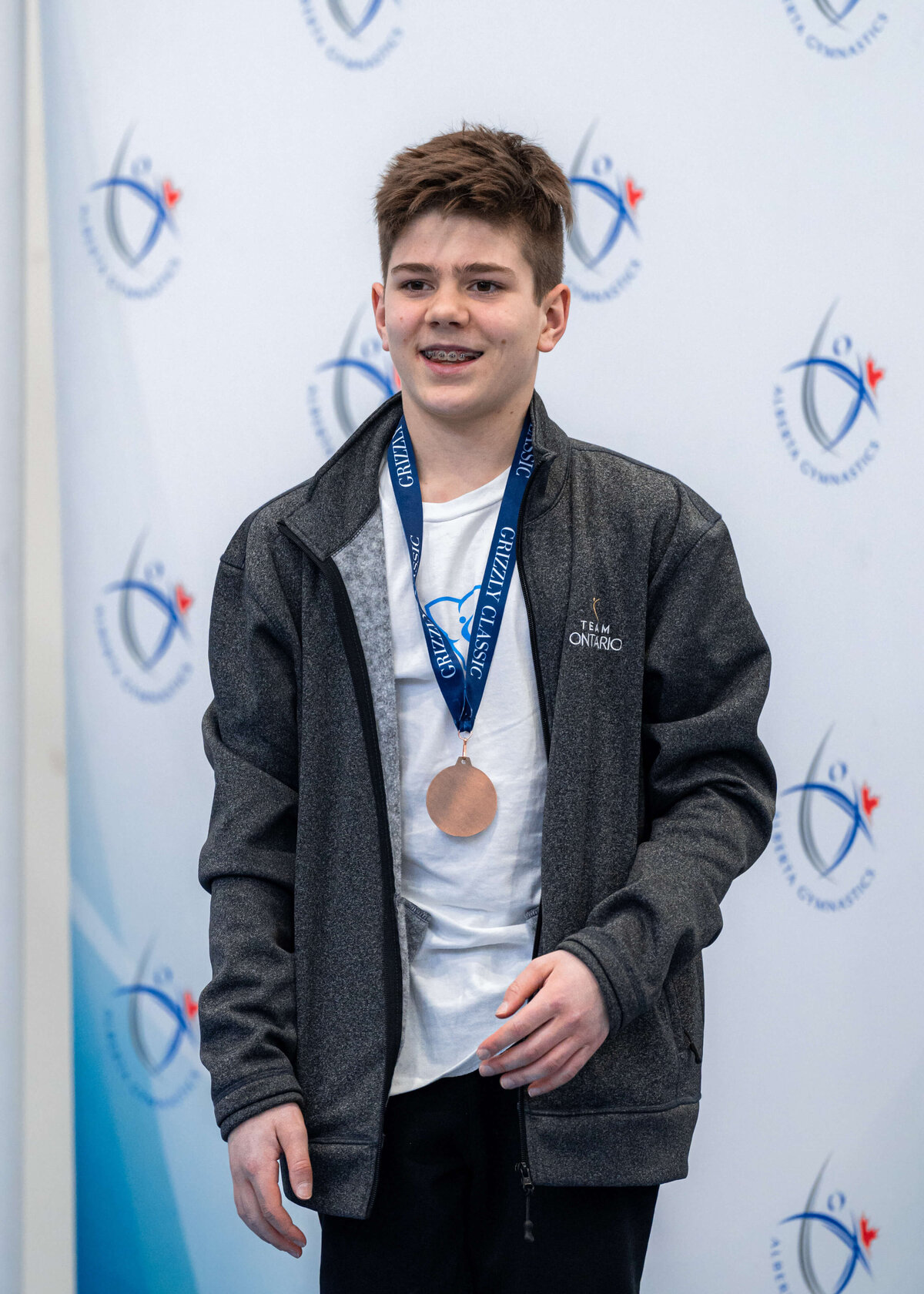 Photo by Luke O'Geil taken at the 2023 inaugural Grizzly Classic men's artistic gymnastics competitionA1_05670
