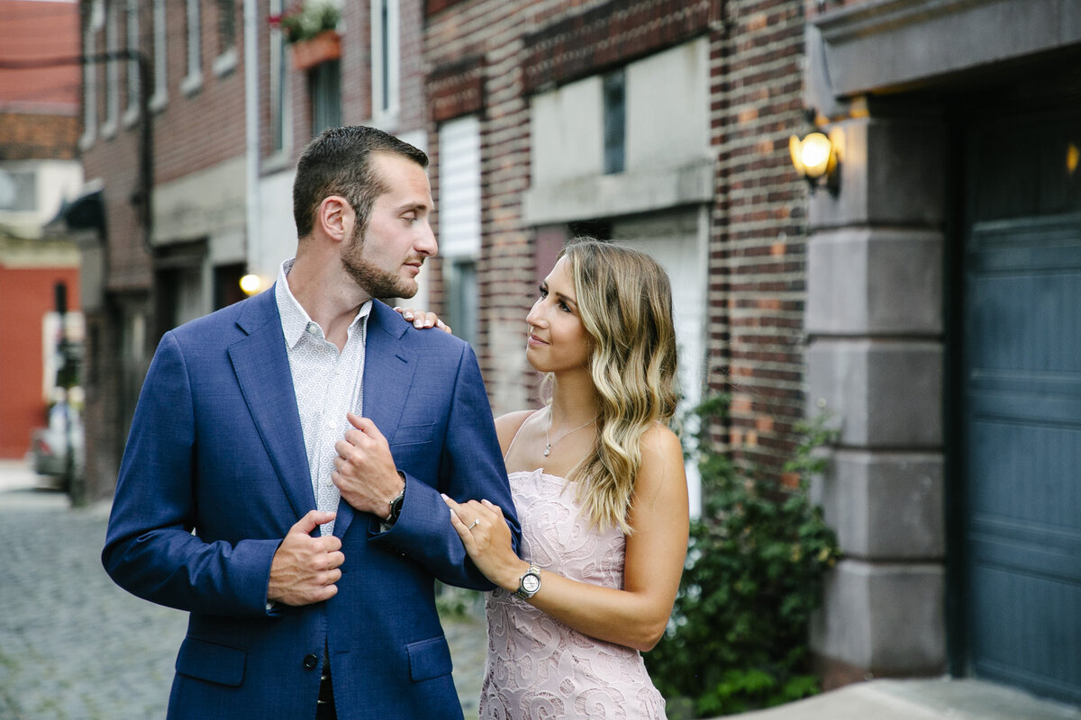 New Jersey Wedding Photographers	Hoboken, NJ	Hoboken City Streets Train Station Pier Hudson River	Engagement Session	Summer August	Elegant Luxury Artistic Modern Editorial Light and Airy Natural Chic Stylish Timeless Classy Classic Romantic Couture Fine Art Experienced Professional Love Couples Emotional Genuine Authentic Real Fashion Fairy Tale Dream Lovers Jersey Shore Intimate	Engagement Session Photos Portraits Image 46