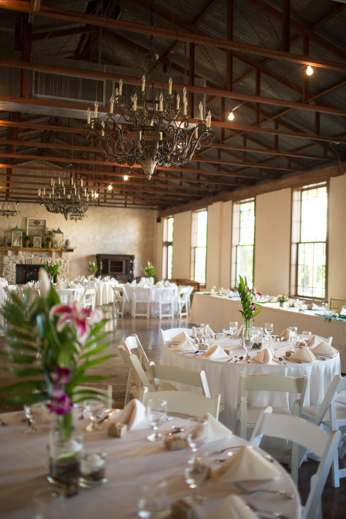 River Rock Event Center Texas Reception  Room Decor Hawaiian Theme