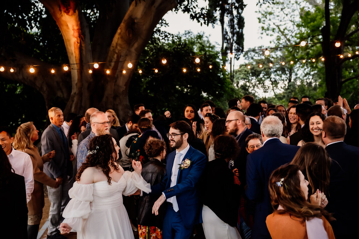 Archer Inspired Photography - Rachel and Alex Wedding - Rancho Los Cerritos Historic Site - Long Beach - Open Dancing-15