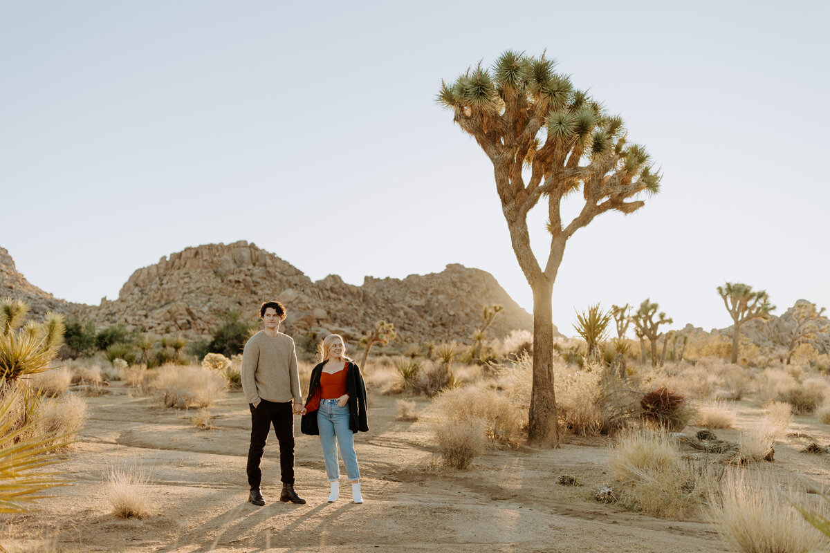 Nicole + Max_s Engagement - Joshua Tree Sunrise Photo Shoot-91