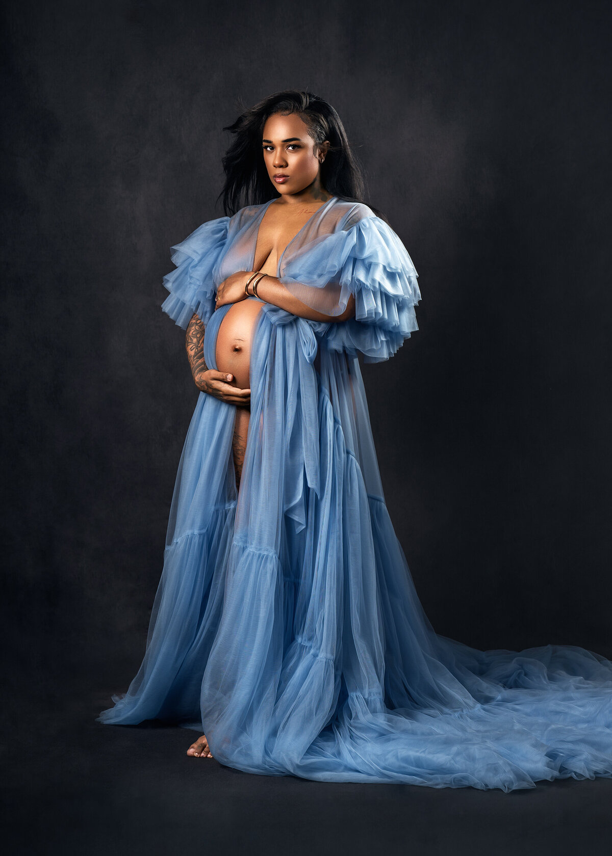 Fine Art Maternity Portrait Seattle WA | AMM Fine Art Studio