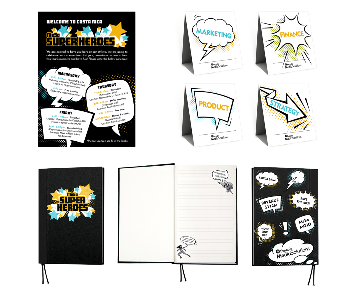 Expedia | Travel | Super Heroes | Graphic Designer | Van Curen Creative