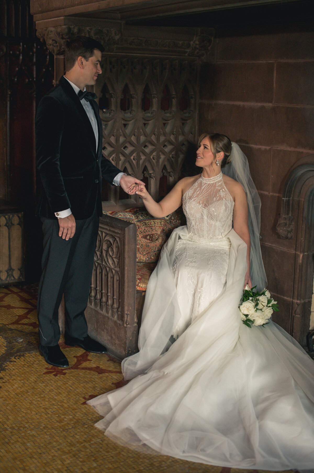 fall - chicago - athletic - association - wedding - chicago