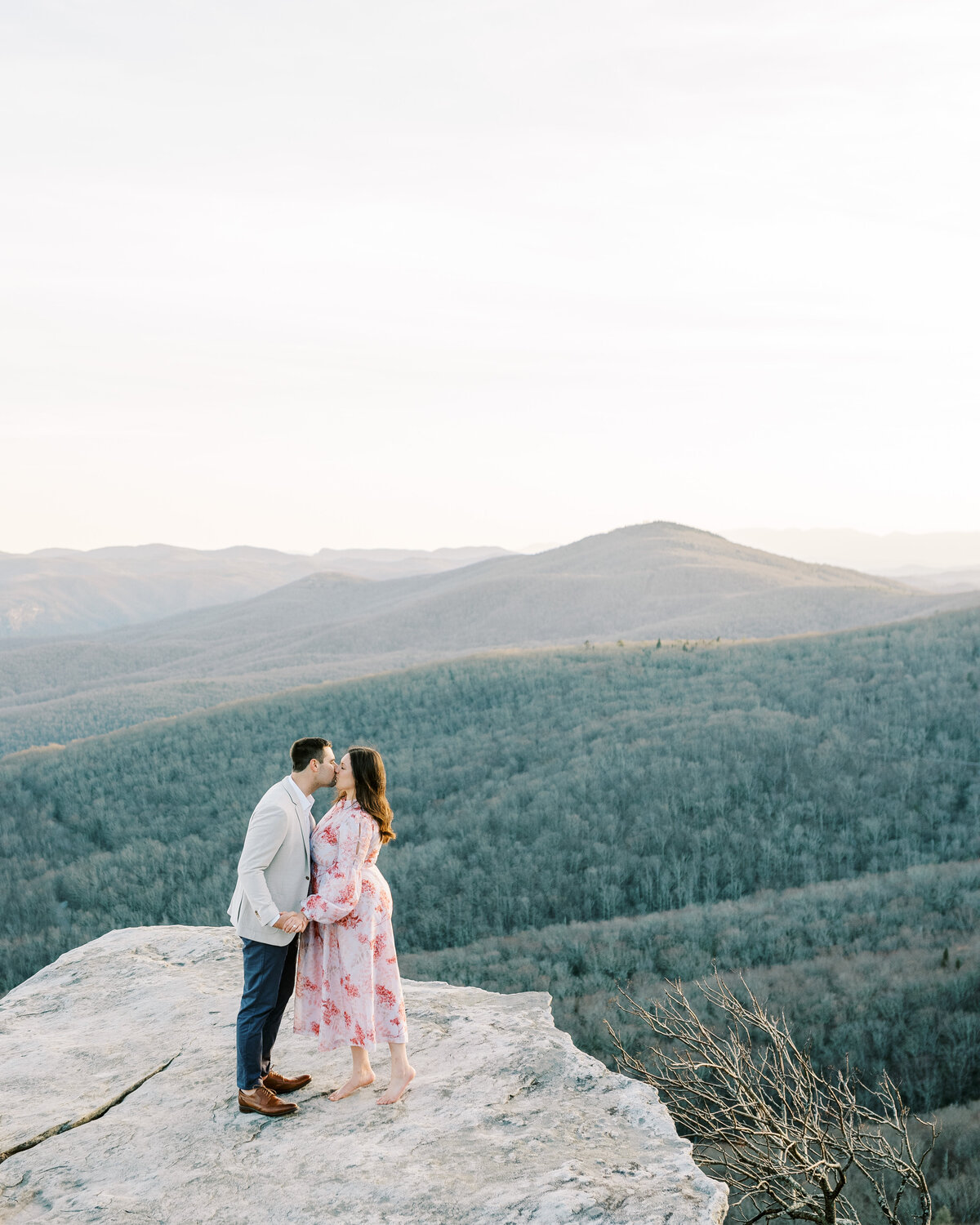 The Fourniers | Grandfather Mountain Engagement-92