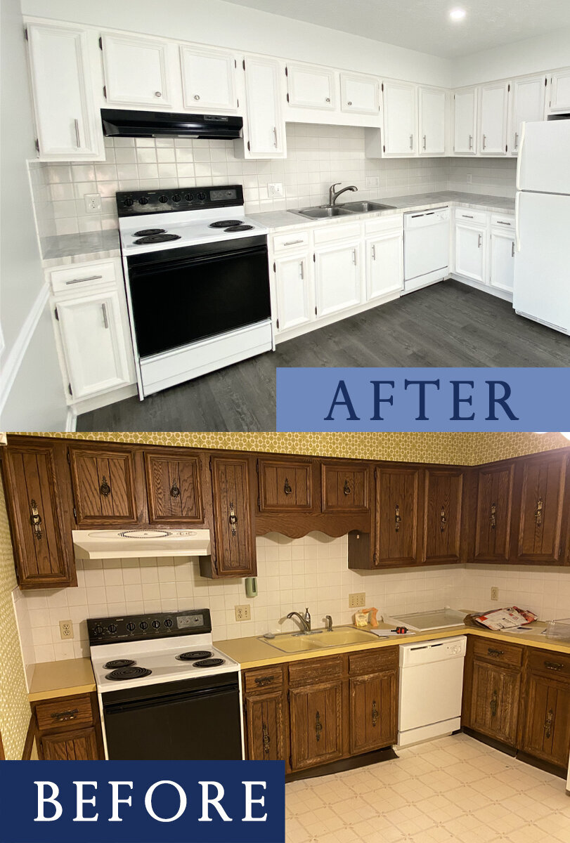 Elevate your kitchen with professionally painted cabinets in Wadsworth. Enhance the heart of your home with our expert painting services. Contact us for a consultation today!