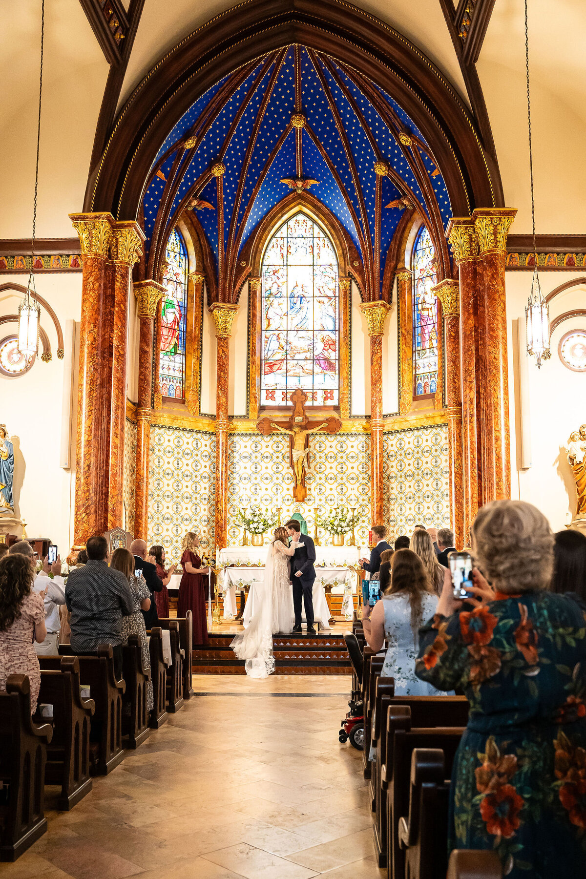 St Mary's Cathedral Wedding Austin Texas