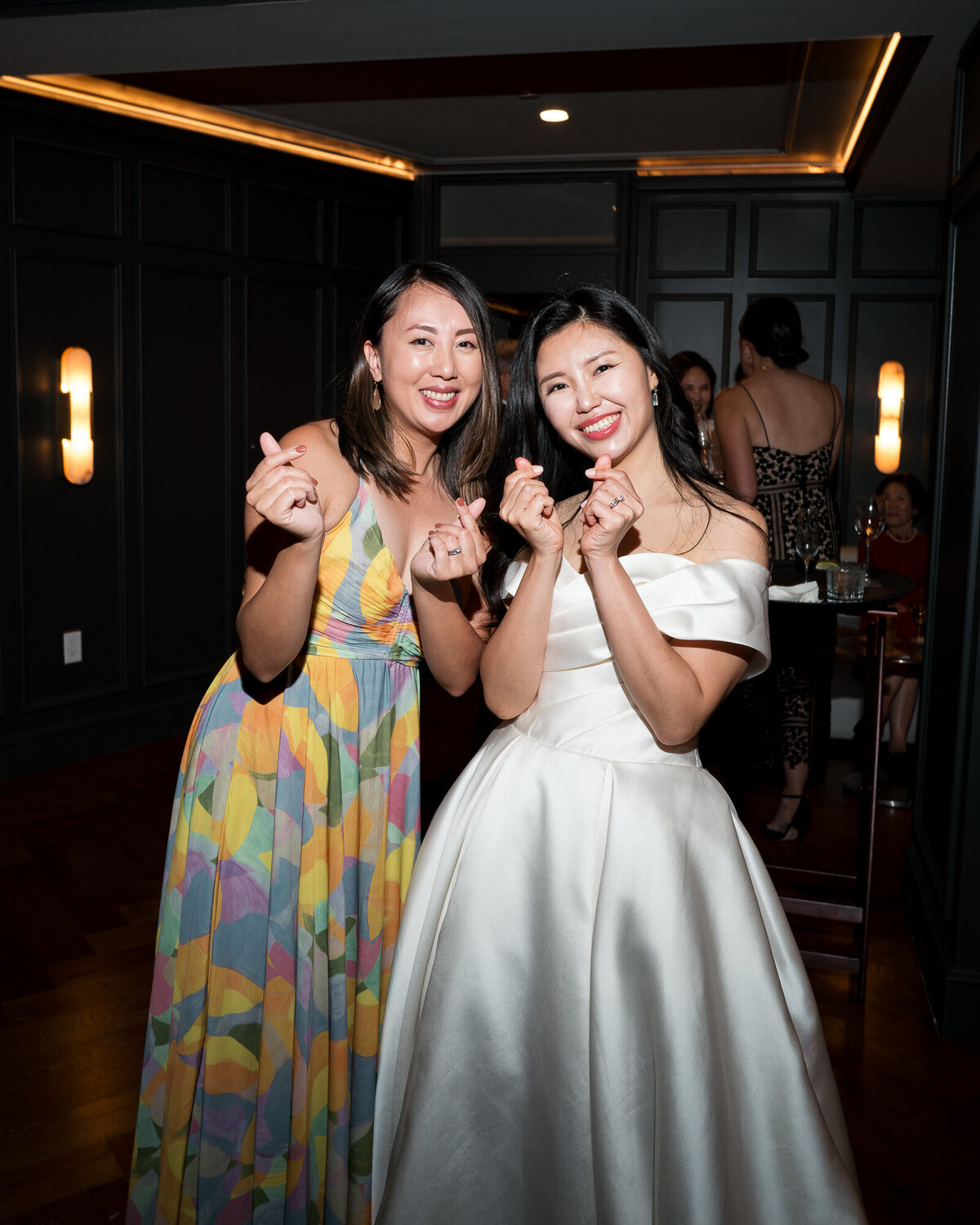 Wedding guests cocktail hour Beacon Grand San Francisco luxury venue photography