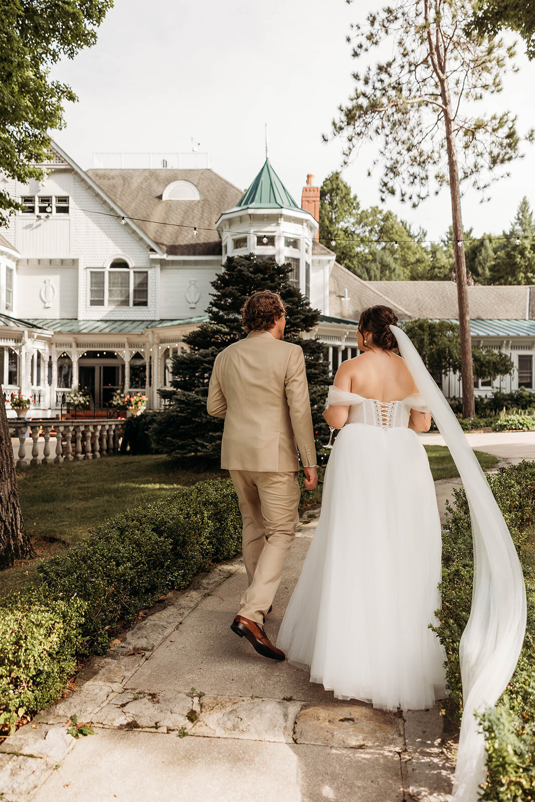 Red Pine Point Indian River Michigan Intimate Wedding Ceremony K. E. Rogers Photography-190