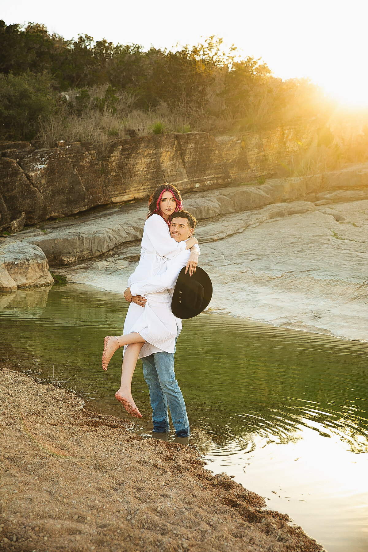 Romantic engagement photography in Cedar Park, Leander, and Jarrell. Let us capture the magic of your journey together.