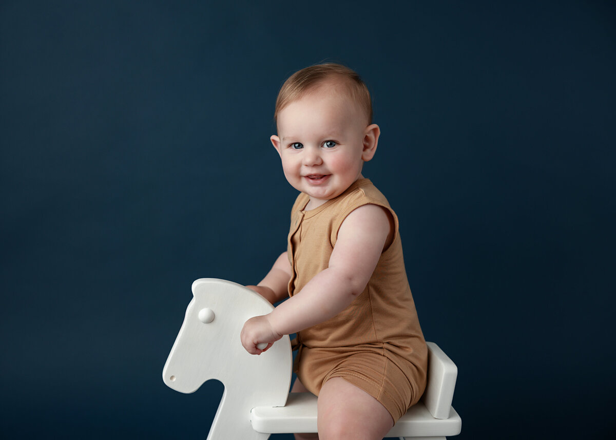 personality portraits children's milestone session at newport news virginia studio