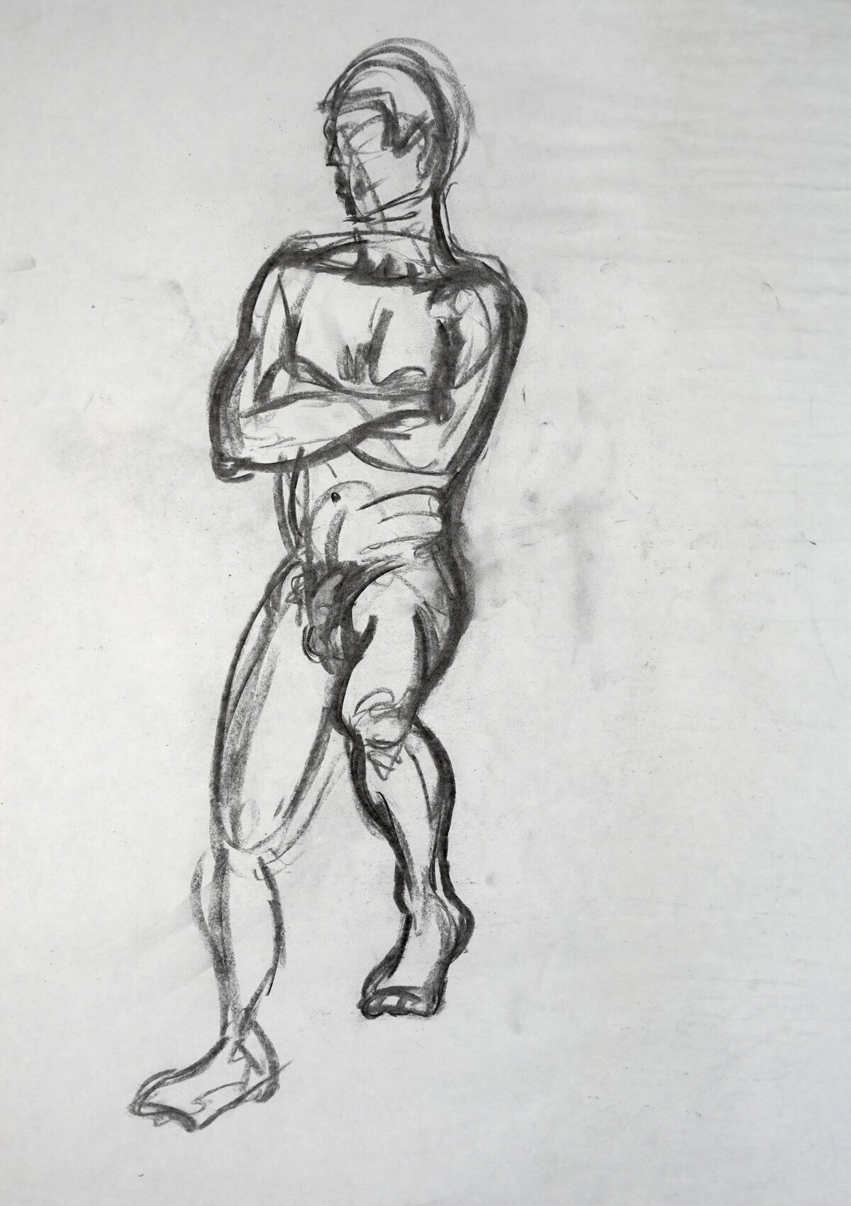 Brent Ray Fraser Figurative Nude Drawing 2001 - 20