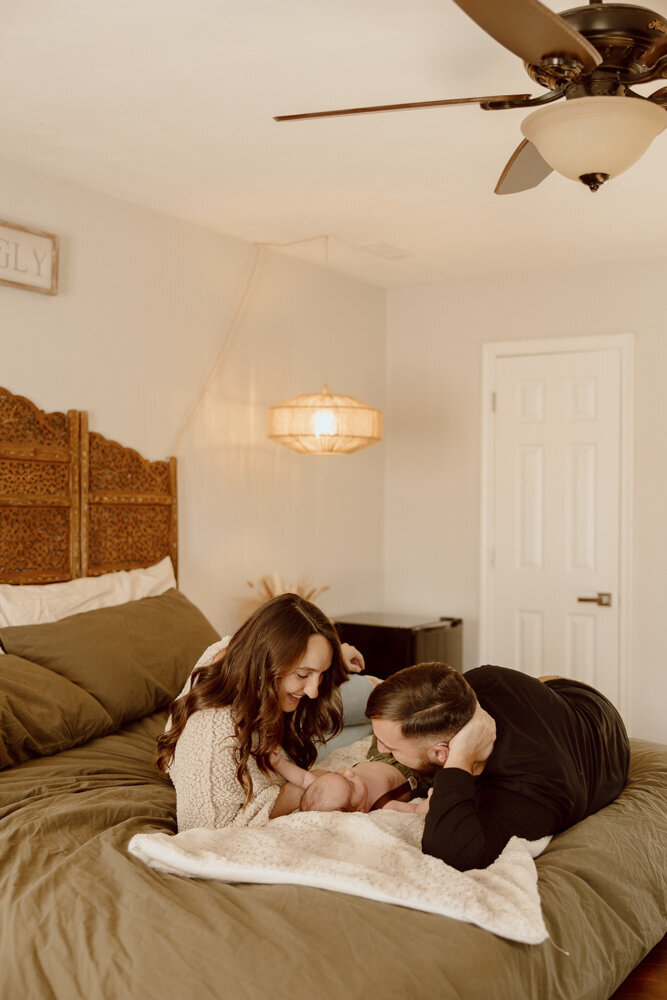 Newborn session in home in Chesapeake, Virginia.