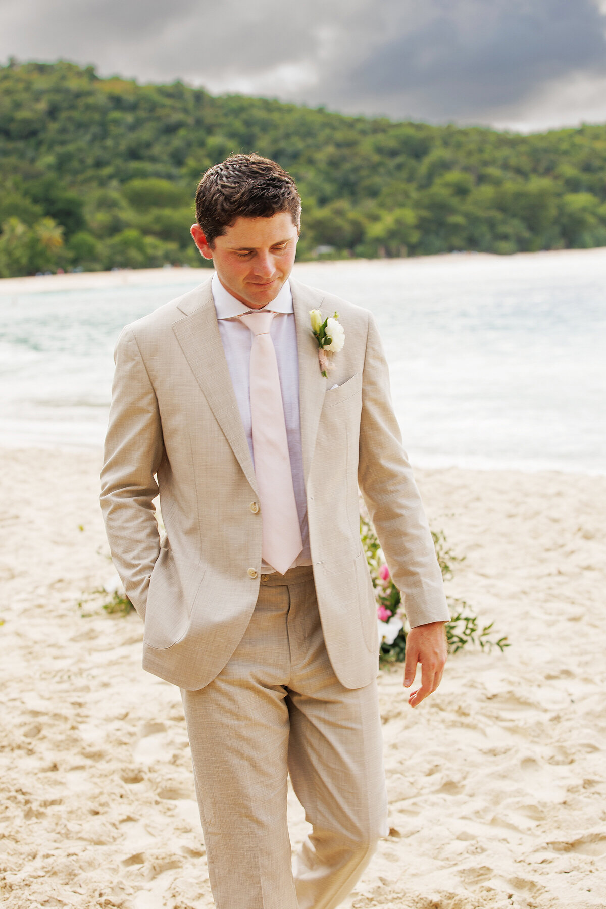 wedding at oppenheimer beach st john