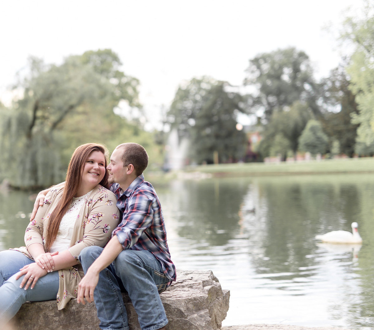 Engagement Session at  Schiller Park