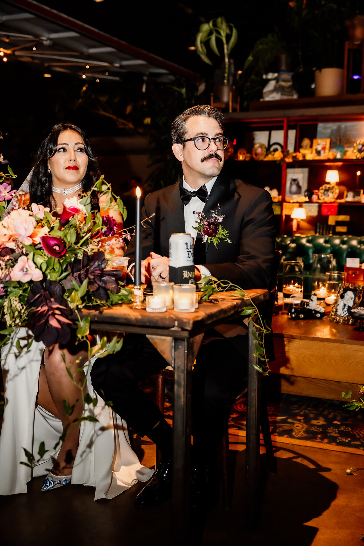 Archer Inspired Photography - Christina and Jake Wedding - Smog Shoppe Los Angeles - Reception-147