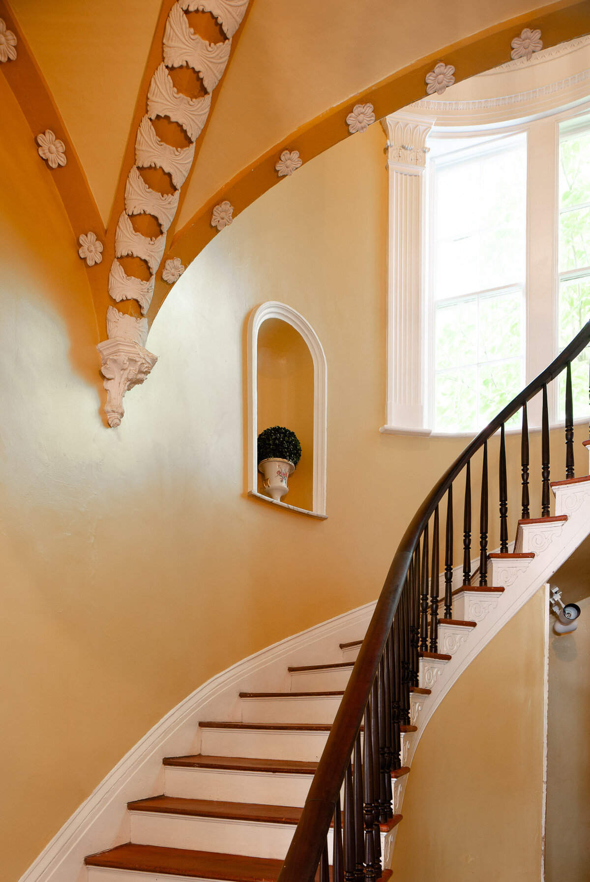 The Wickliffe House stairs