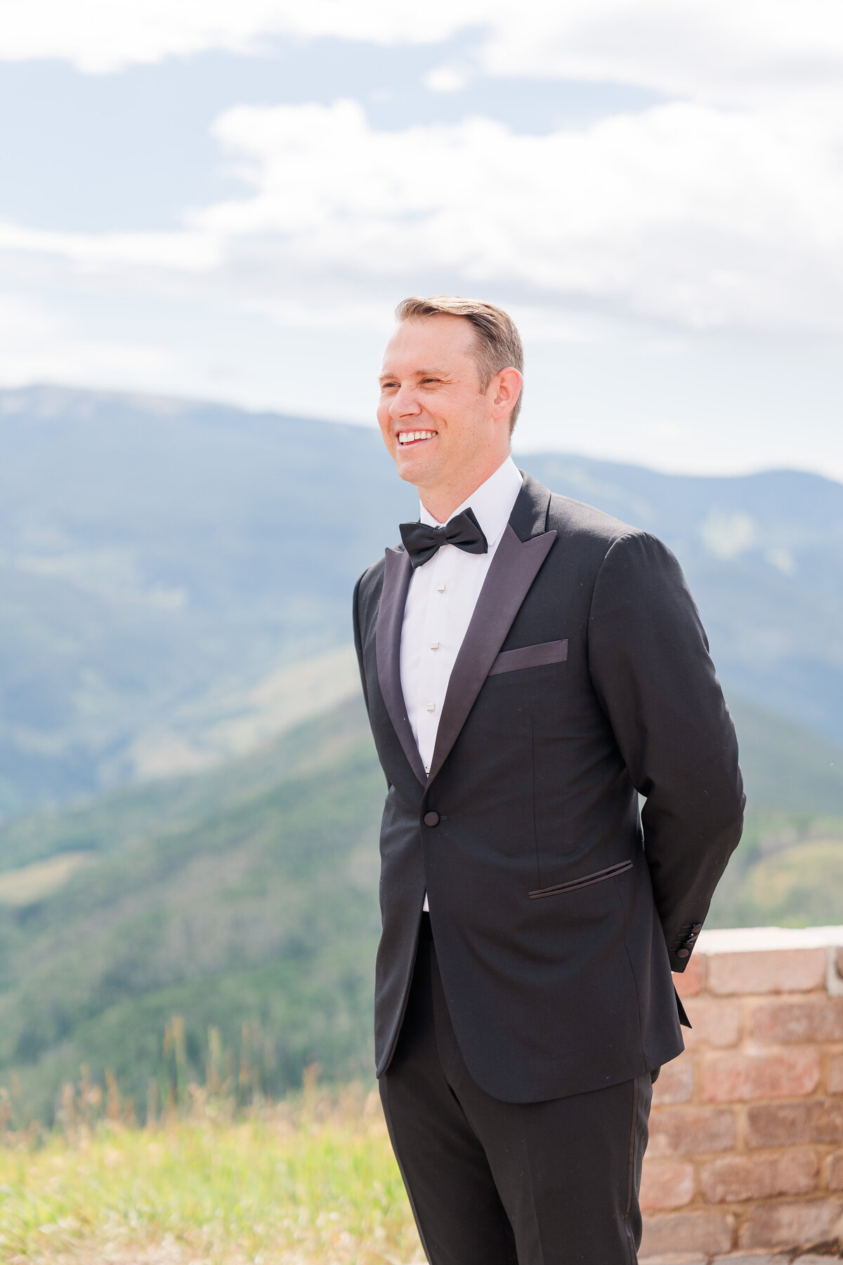 Vail Wedding Deck Mountain Village Romantic Summer Elopement Wedding Ski Lift Elena Spraguer Photography 0006
