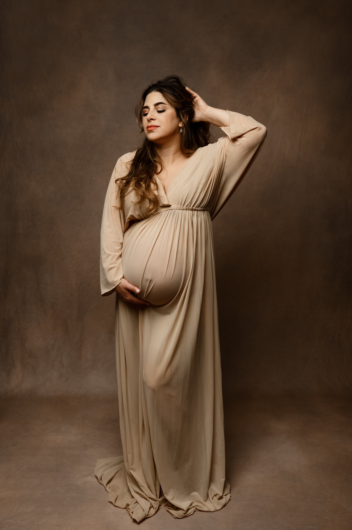 Studio maternity photos kc