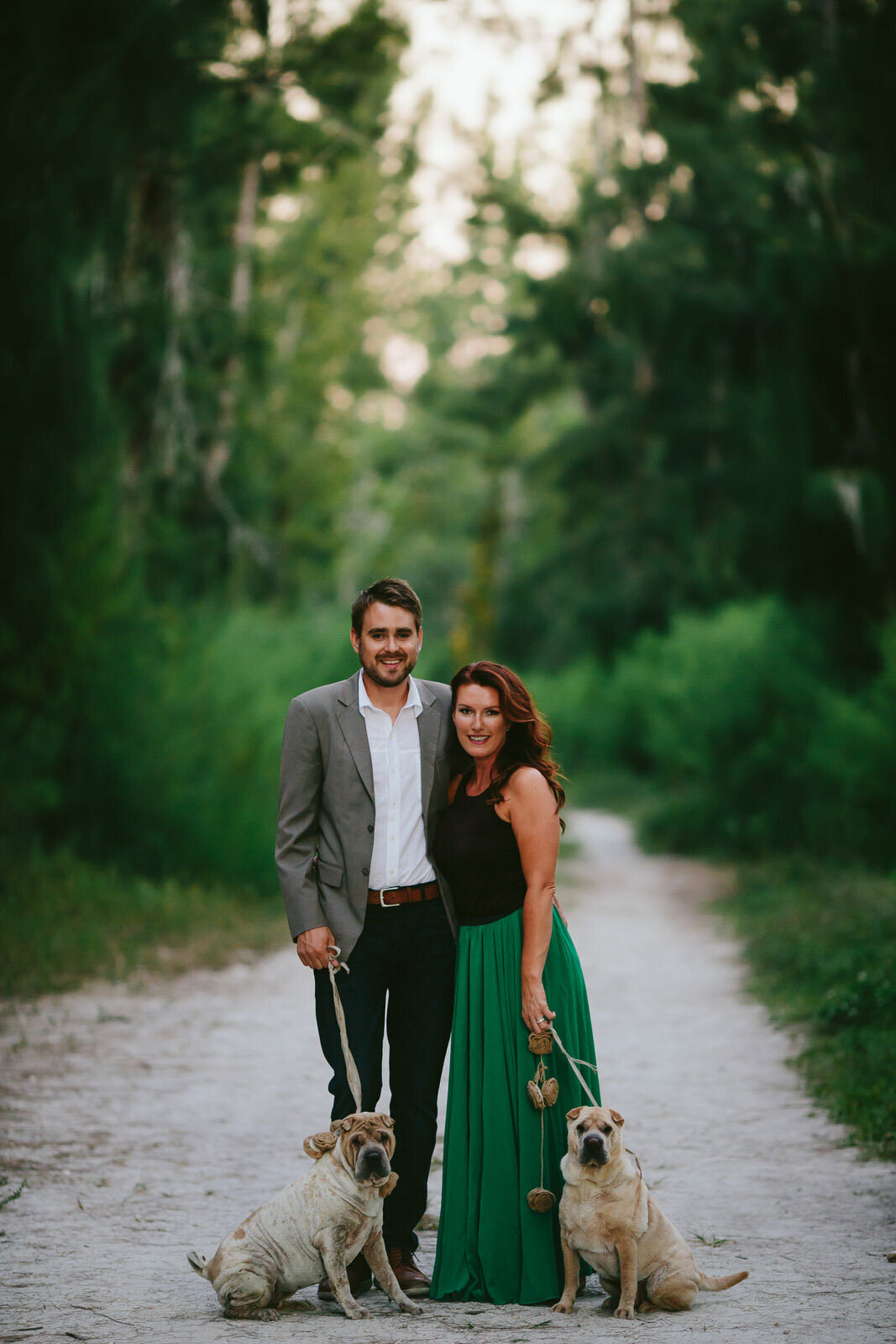 Engaged-Couple-with-Dogs-Fort-Lauderdale