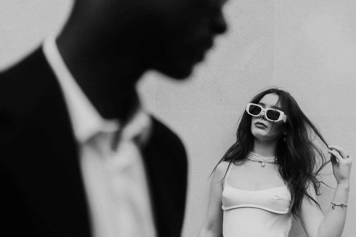 sophisticated bride and groom in paris exclusive wedding