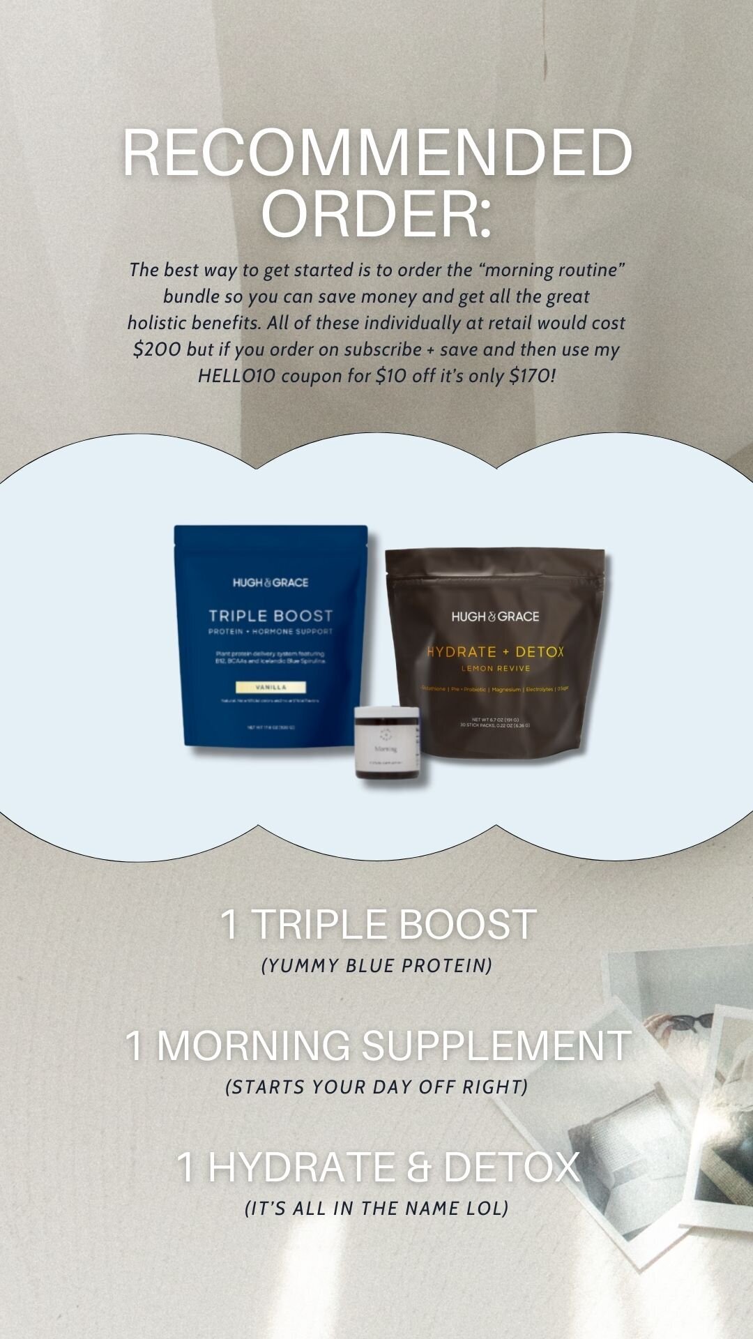 Hugh & Grace Triple Boost Benefits