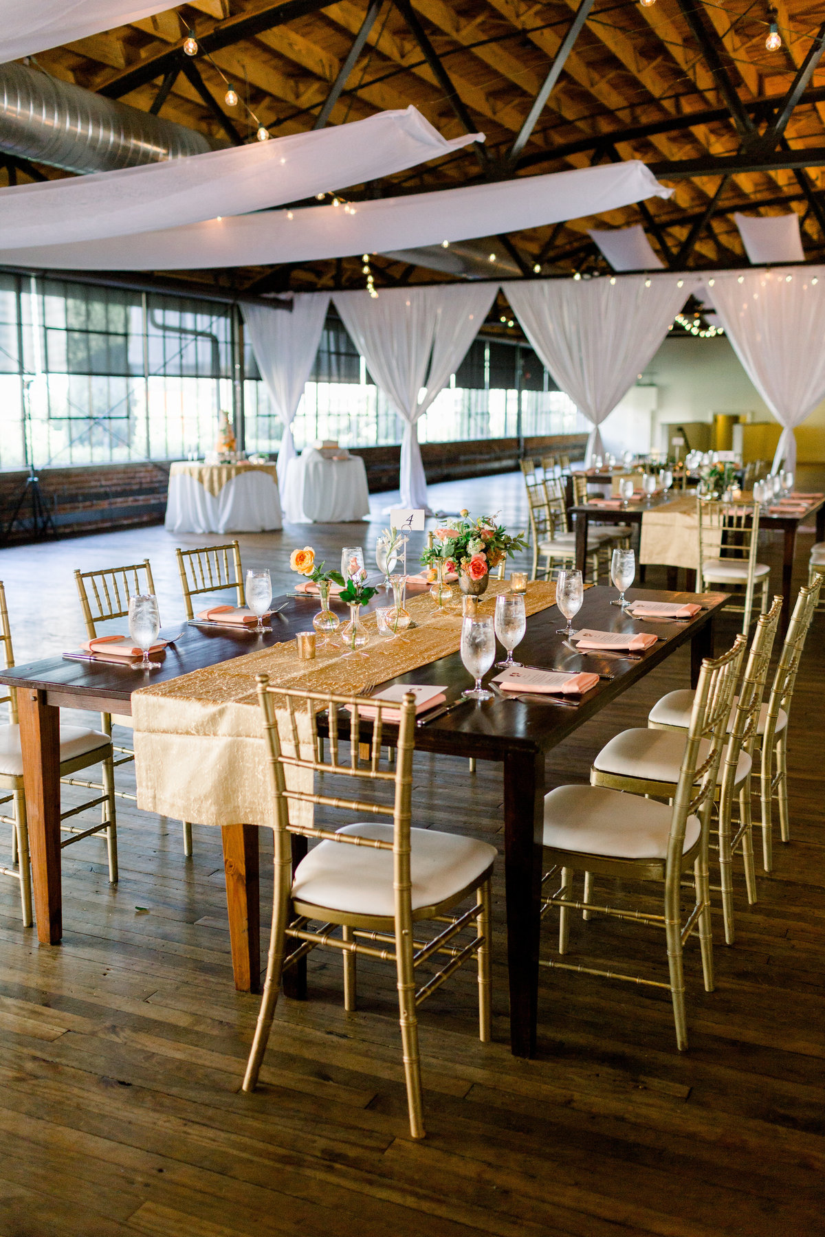 A traditional, industrial wedding at Summerour Studio in Atlanta, Georgia.