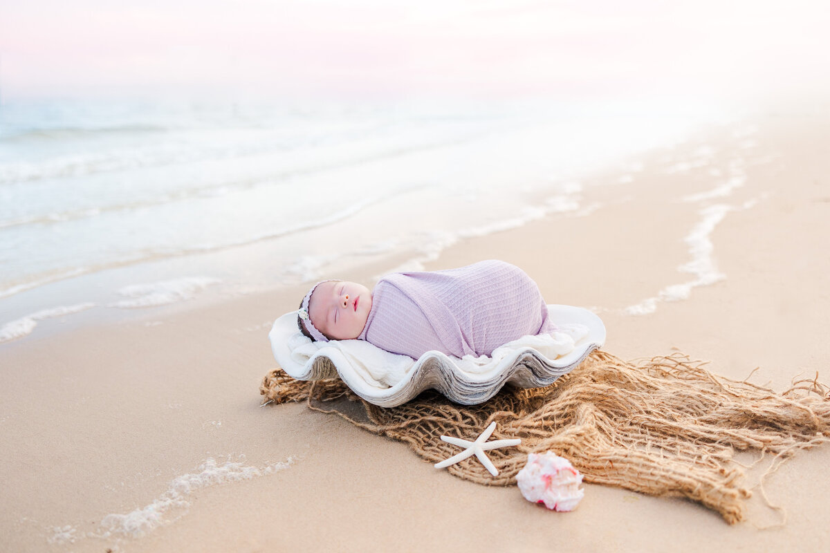 Beach Newborn Photography