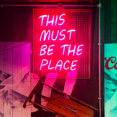 This Must Be The Place Neon Sign