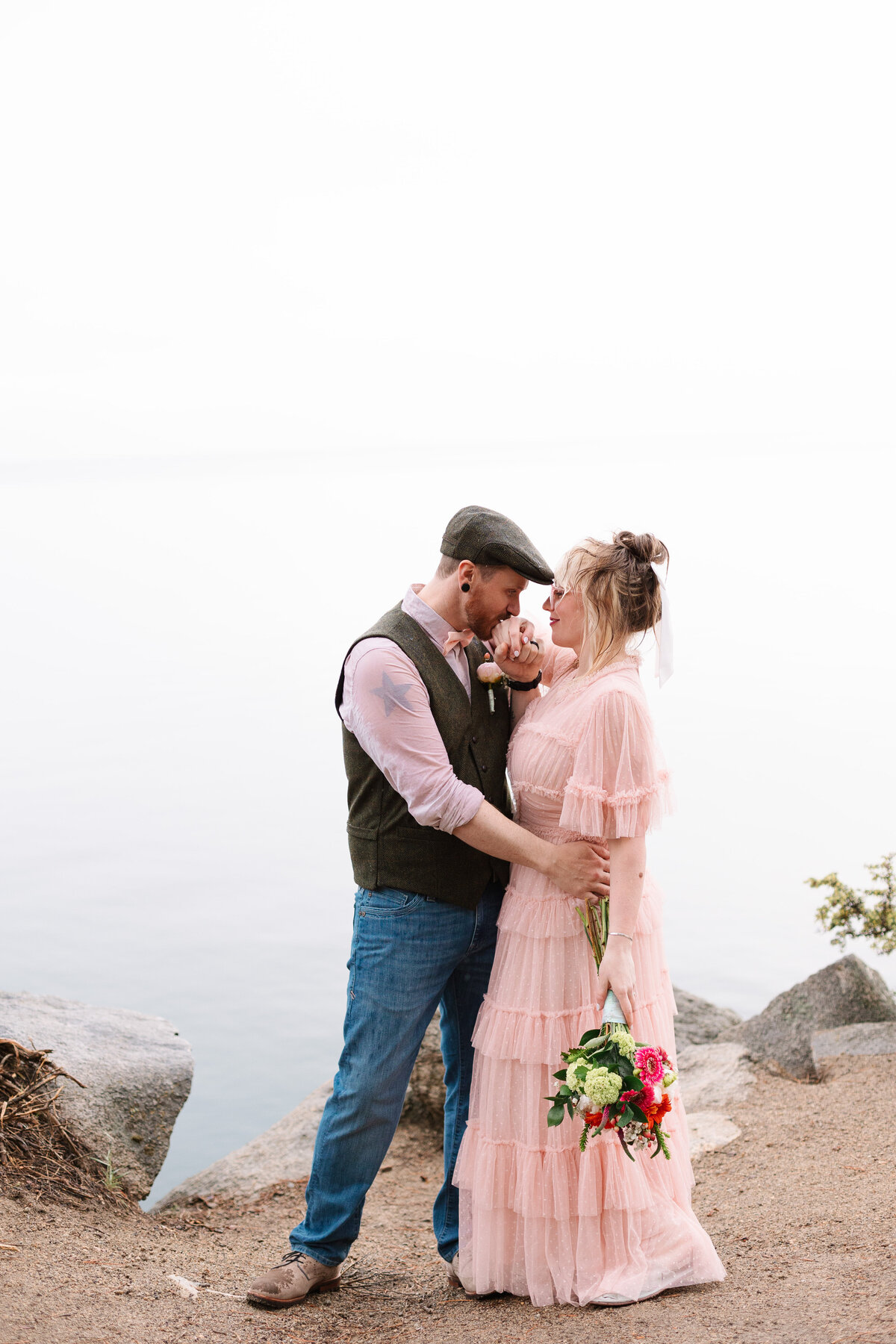Lake Tahoe Mountaintop Elopement - 35