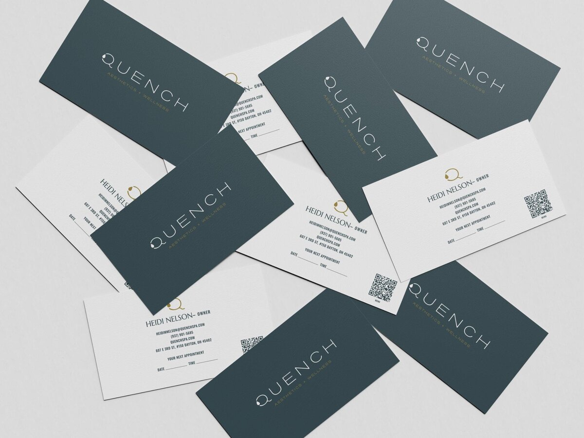 Quench Business Card Front and Back