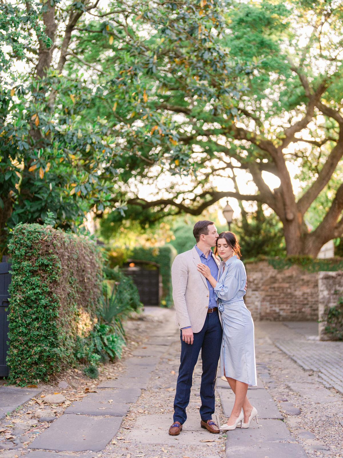 Luxury Charleston Engagement Session - Rainbow Row -9