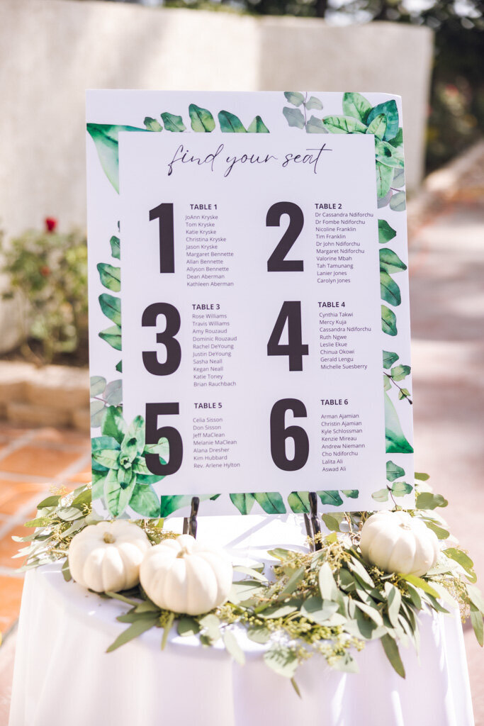 Seating Chart