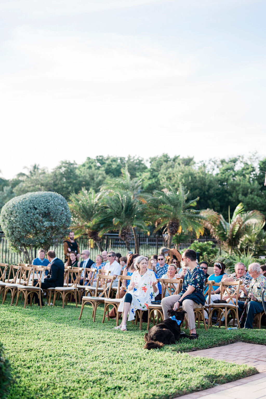 A Key West wedding ceremony at a private residence in Key West