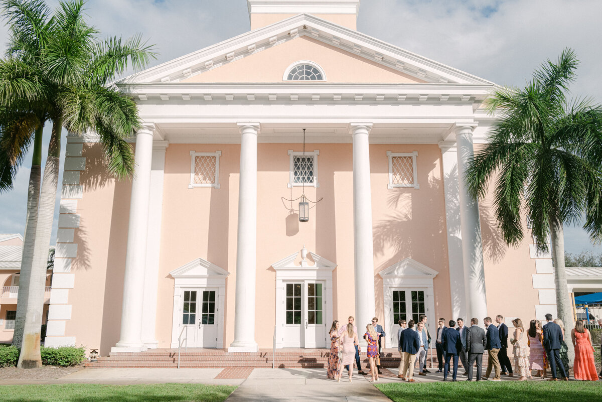 Palm Beach Jupiter Vero Beach wedding planner wedding design wedding coordination Florida wedding full service wedding planner full service wedding management South Florida wedding colorful wedding design partial wedding pink church