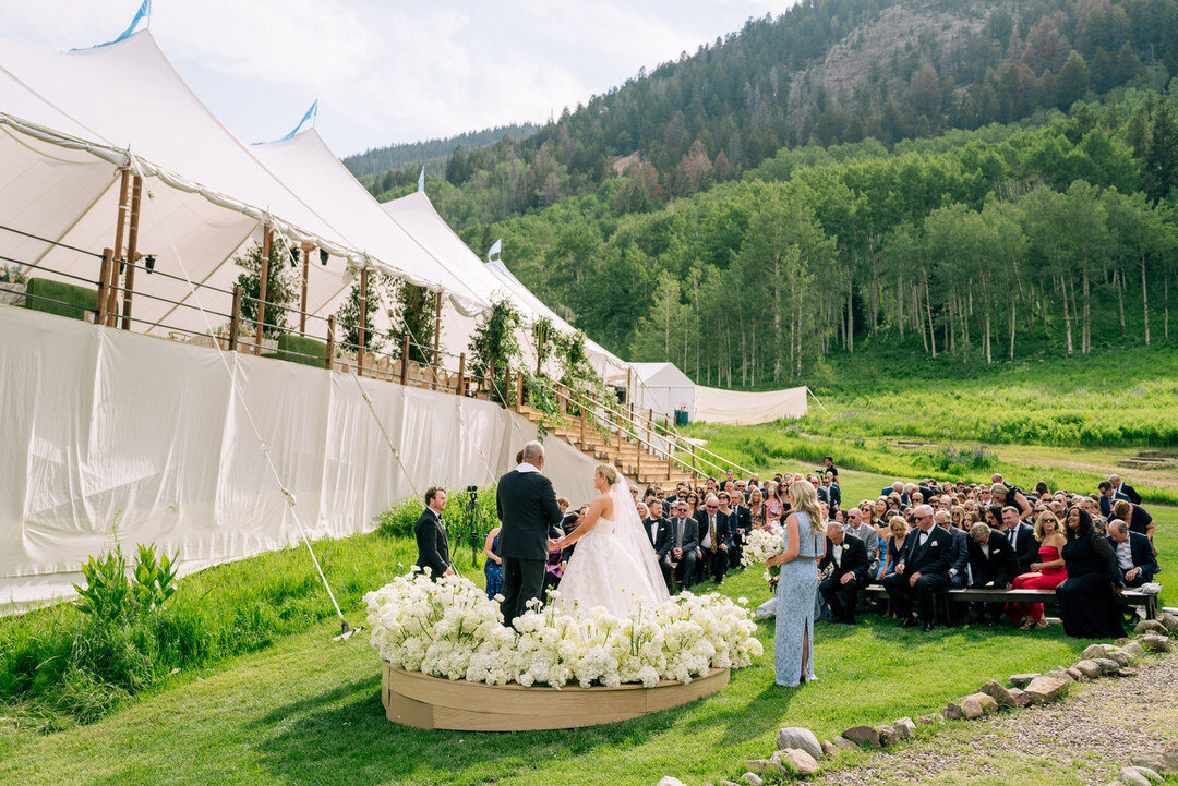 1080 HR TH2 -  Outdoor Mountainside Ceremony Beaver Creek Colorado Wedding by GoBella 2