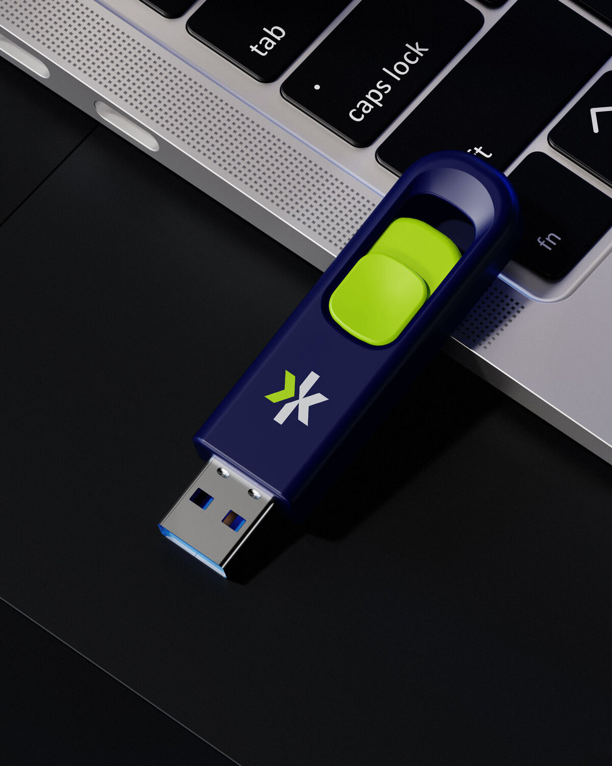 Bedrukte USB-stick met Klien IT logo – Branding via gadgets